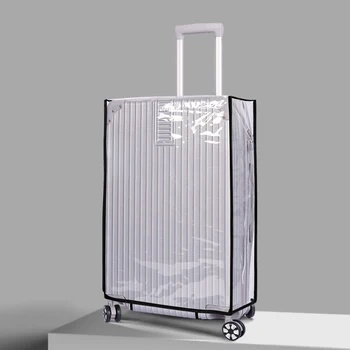 Толық мөлдір багажды қорғау қақпағы Қалыңдататын чемоданды қорғау қақпағы ПВХ чемодан қақпағы Жылжымалы багаж қақпағы
