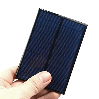 1 дана күн панелі 5В 200мА шағын күн жүйесі батарея ұялы телефон зарядтағыштарына арналған DIY портативті күн батареясы 100x70 мм